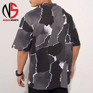 Camiseta Personalizada de Alta Calidad, 220 g/m², 100% Algodón, Transpirable, Estilo Vintage, Hombros Caídos, Cuello Redondo, Manga Corta - Product Image 3