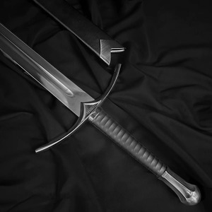 Espada Decorativa Élfica de Acero Inoxidable al por Mayor con Funda de Cuero Sintético para Colección y Cosplay - Product Image 6