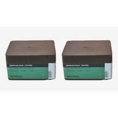 Maschera viso in tessuto Mediheal Derma365 Tea Tree (confezione da 2) per il trattamento dell'acne con ingredienti vegetali - Prezzo scontato - Product Image 1