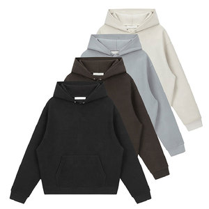 Sudadera con Capucha Negra de Invierno Estilo Hip Hop, con Logotipo Personalizado, Unisex, de Felpa Francesa, Estilo Urbano, Moda Casual para Hombre, Venta al Por Mayor - Product Image 1