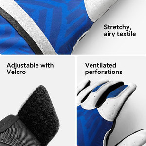 Leather <b>Baseball</b> Softball Batting <b>Gloves</b> Lightweight Durable Full Finger Breathable Anti Wrinkle Quick Dry Non Slip - Product Image 5
