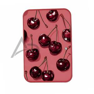 Soporte de Pestañas Acrílico Personalizado con Diseño de Cerezas, Estético Rosa, Servicio OEM, Instrumento de Belleza - Product Image 1