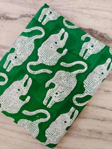 Tela de Algodón Hecha a Mano en India, Tela Estampada a Mano Sanganeri de Jaipur, Material para Confección de Vestidos - Product Image 5