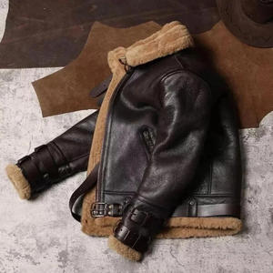 Veste en cuir véritable personnalisée marron pour homme, design classique et moderne, élégante, légère et de qualité supérieure, veste en cuir tendance pour homme - Product Image 4