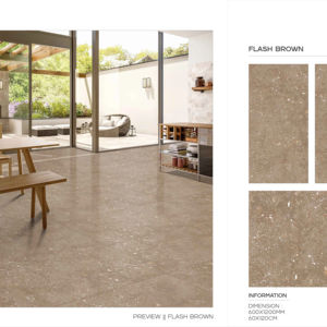 Carreaux de porcelaine émaillée polie à surface sculptée décorative 600x1200mm, grand format, pour revêtement de sol et mur, usage résidentiel et commercial - Product Image 1