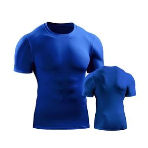 Camiseta de Compresión Deportiva de Poliéster y Elastano de 190 g, Absorbe la Humedad, Secado Rápido, Protección Contra Rozaduras para Surf, Top de Gimnasio para Hombre - Product Image 2