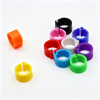 Kunststoff-Fußringe für Vögel, Innendurchmesser 8mm, Clip-Ringe für Tauben und Wachteln, Vogelzubehör