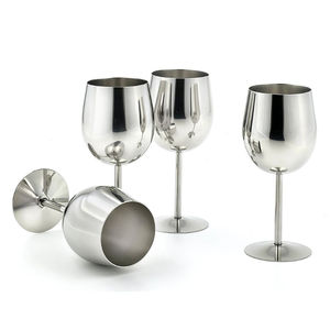 Verre à vin de luxe tendance, verrerie haut de gamme, verre à vin rouge à long pied pour bar et restaurant, verre à vin plaqué or - Product Image 3