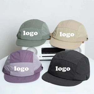 Gorra de Béisbol de 5 Paneles de Secado Rápido, con Logotipo Personalizado Bordado, Transpirable, Estilo Hip Hop, Ajustable, Unisex, para Verano - Product Image 1