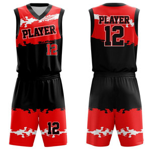Nouvelle conception de style, ensemble uniforme de basketball pour hommes, logo personnalisé, uniforme de basketball de haute qualité en sublimation, à bas prix - Product Image 1