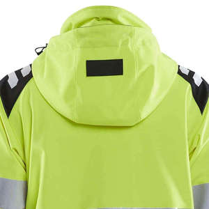 Customizable ANSI Class 2 Windbreaker Safety Jacket Winter <b>Work</b> High Visibility Reflective <b>Waterproof</b> Polyester/Nylon Material - Product Image 4