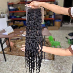 Extensions de cheveux naturels vietnamiens de haute qualité, ondulés, avec closure en dentelle, perruques en cheveux humains, lace front - Product Image 4