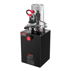 Centralina Idraulica da 12 Quarti a Doppio Effetto per Rimorchio Ribaltabile, Pressione Massima 3200 PSI, 0.91 GPM, Attrezzatura per Movimentazione Materiali - Product Image 1