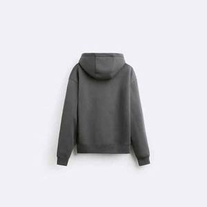 Sudadera con Capucha para Hombre, Otoño, Transpirable, Talla Grande, 100% Algodón, Bordada, Personalizada, con Cierre, Color Sólido - Product Image 2