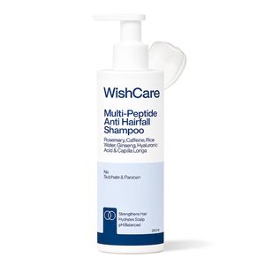 Champú Anticaída con Múltiples Péptidos WishCare para Cabello Encrespado y Seco |   Controla la Caída del Cabello y Promueve el Crecimiento del Cabello |   8.45 onzas líquidas (250 ml) - Product Image 1