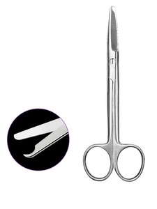 เครื่องมือผ่าตัด BAFA SURGICAL INSTRUMENTS กรรไกรผ่าตัดสแตนเลสทรงพระจันทร์เสี้ยว สำหรับพยาบาล ใช้ถอดไหมเย็บ ใช้ในคลินิกและโรงพยาบาล - Product Image 3