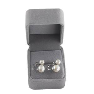 Pendientes de Perlas Redondas de Agua Dulce de Doble Cara, Elegantes Pendientes de Doble Perla de Plata S925, Diseño Simple y Moderno - Product Image 2