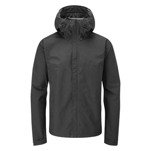 <b>Men's</b> Waterproof Windproof Hooded <b>Rain</b> <b>Jacket</b> <b>Lightweight</b> Outdoor Weatherproof Coat Premium Casual Stand Collar Zipper Front - Product Image 1