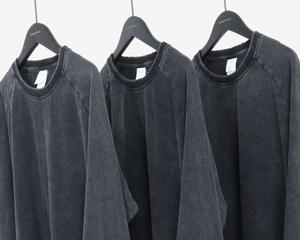 T-shirt à manches longues pour homme de haute qualité, style streetwear rétro, lavé, vintage, 100% coton, écologique, surdimensionné, unisexe - Product Image 4