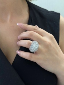 9.90 CT Moissanite <b>Emerald</b> Cut 925 <b>Silver</b> Luxury Engagement <b>Ring</b>-Gift - Product Image 5