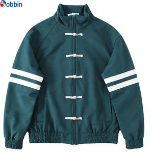 Veste d'hiver tendance pour homme, nouveau produit, best-seller, col montant, boutons plats, coupe ample avec poches - Product Image 3