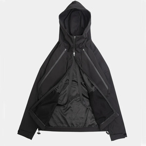 Functional Assault Suit Dark Ninja Hooded <b>Jacket</b> Multiple Pockets Water-resistant Waterproof Running Rain <b>Jacket</b> Waterproof Men - Product Image 1