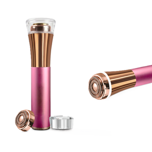 Facial Hair Removal for Women Painless Electric Face Hair Remover Face Shaver <b>Razor</b> & Trimmer 18 Karat Gold Plated <b>Head</b> - Product Image 3
