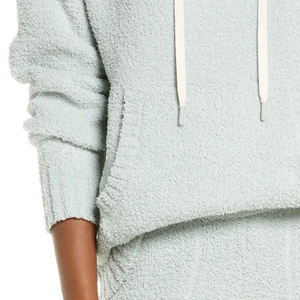 Sweat à capuche pour femme avec design personnalisable, sweat uni / poche avant, mode respirante / confortable et coupe décontractée 2026 - Product Image 6