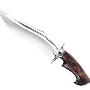 Couteau de chasse en acier inoxydable de haute qualité, couteau pliant tactique de survie pour le camping, poignée ergonomique antidérapante, aventure en plein air - Product Image 2