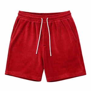 Shorts d'entraînement pour hommes, style streetwear, respirants, légers, personnalisables, motif uni, tissu en toile écologique, séchage rapide - Product Image 4