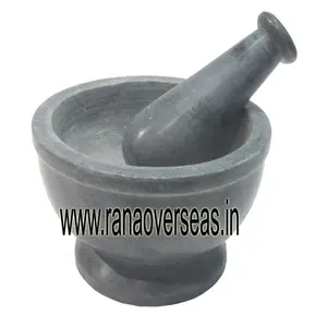Best Quality New Arrival Grinding Seeds Spices Seasoning Herbs Garlic Round Soapstone Mortar And pestle Set
