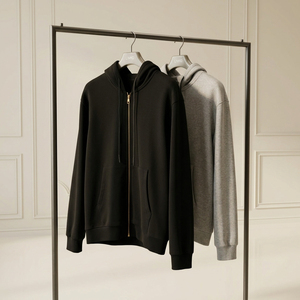 Sweat à capuche surdimensionné en molleton respirant 100 % coton noir et gris pour homme, qualité supérieure, automne, OEM ODM, streetwear, avec poche - Product Image 2