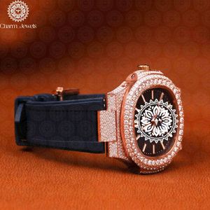 Reloj Cuadrado de Oro para Mujer Charm_Jewels, 40 mm, Cristal de Zafiro, Movimiento de Cuarzo, Correa de Silicona Luminosa, Diseño Moderno - Product Image 2