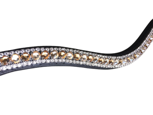 สายรัดหน้าผากม้าหนังแท้คุณภาพสูง ขนาดสั่งทำได้  สำหรับอุปกรณ์ขี่ม้า  ทุกแบบ ทุกดีไซน์ สำหรับเดรสสาจ บราดิล และแฮคเอมอร์ - Product Image 4