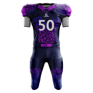 Conjunto de Uniforme de Fútbol Americano con Material de Poliéster Diseñado para Entrenamientos de Equipo, Juegos y Actividades Deportivas Escolares - Product Image 1