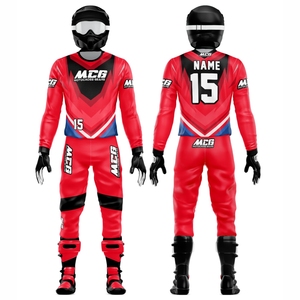 Wholesale Factory Direct Top Trending Flou Color Sublimation Printing Breathable Fabric Motocross MTB Dirt Bike Racing Uniforms - Product Image 1