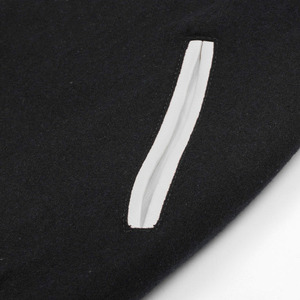 New Arrival Black White Color Personalized Lettermen Geometric Varsity Jackets <b>Top</b> Selling Durable Stand Winter 100% Wool Hooded - Product Image 5