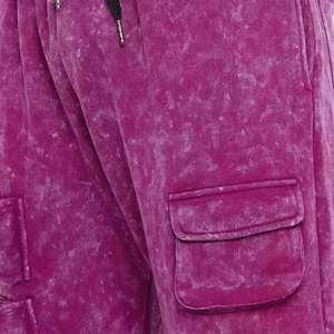 Pantalon en jean vintage rétro pour homme, coupe slim, délavé à l'acide, effet usé, décontracté et tendance - Product Image 6