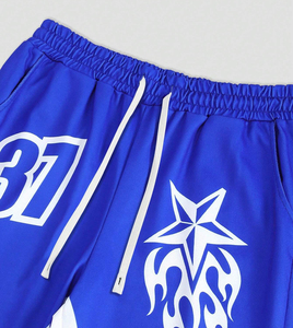 2025 Designer Custom High Quality Men's Pants Washed Casual Flared <b>Jogger</b> Pants Elastic Waistband <b>Stacked</b> Sweatpants for Men - Product Image 3