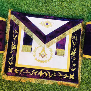 Delantal Masónico Morado de Alta Calidad - Product Image 5