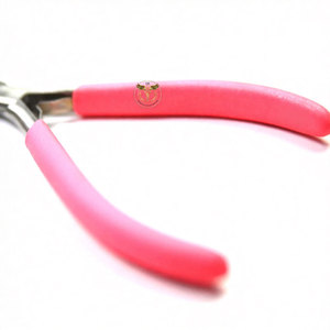 Pinzas de Acero Inoxidable para Remover Extensiones de Cabello, Recubrimiento Plateado, Mango Morado, para Anillos Micro, Anillos Nano, Pegamento de Queratina - Product Image 3