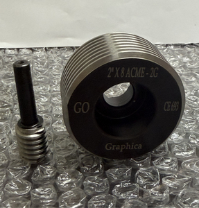 Jauges de calibrage de filetage ACME 2G/3G/4G, jauges de calibrage américaines standard GO/NOGO, fabricant de jauges de calibrage de filetage ACME/Stub ACME, conformes aux normes ISO ASME ANSI - Product Image 5