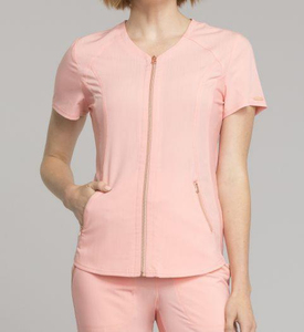 Nouveau design léger, taille et logo personnalisés, haut de gamme, haut de blouse à manches courtes pour femmes, boutons, poches, usage hospitalier, personnel médical - Product Image 3