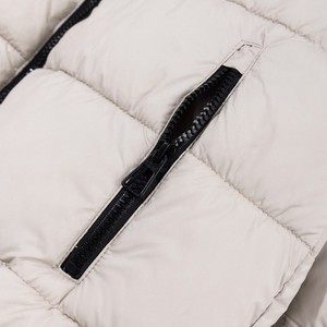 Haut léger imperméable à col montant zippé en polyester coupe-vent, chaud, doux pour la peau et confortable pour les tenues d'automne et d'hiver - Product Image 4