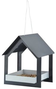 Casa para pájaros colgante, casa para pájaros de exterior, casa para pájaros de jardín, casa para pájaros decorativa, casa para pájaros de hierro, casa para pájaros moderna - Product Image 3