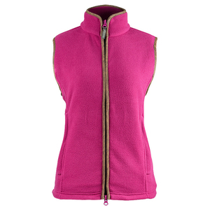 Unisex Full Zip Fleece <b>Gilet</b> Vest Wind Resistant Collarless <b>Thermal</b> Waistcoat with Zippered Pockets for Fall Winter - Product Image 3
