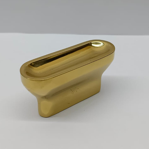 Oval <b>Brass</b> Furniture Handle for Drawer Minimalist Design Durable Finish - Product Image 1
