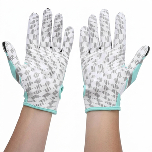 Guantes Deportivos Profesionales Personalizados con Logotipo Premium, Antideslizantes, Transpirables, de Dedo Completo, para Fútbol Americano - Product Image 6