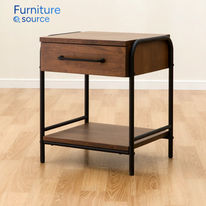 Mesita de noche al mejor precio: Construcción fuerte de MDF minimalista adecuada para mesita de noche de apartamentos, de fábrica de Vietnam - Product Image 3