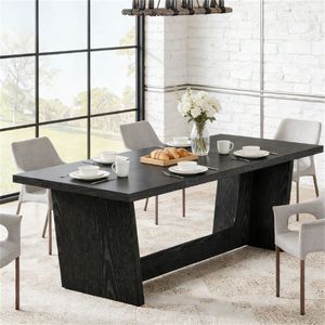 Tavolo da Pranzo in Legno per Cucina, Sala Conferenze e Ufficio - Arredamento Versatile - Product Image 2